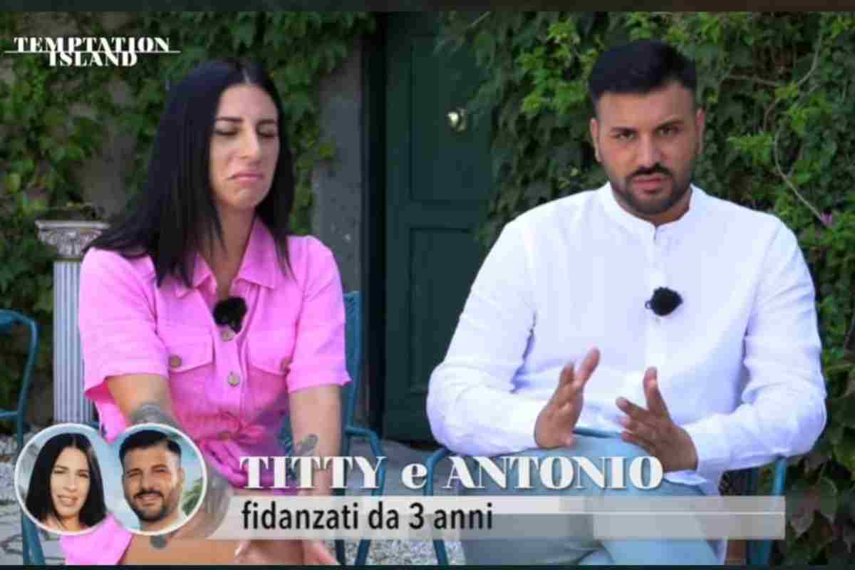 Che succede alla coppia? foto IG temptationislandita ffwebmagazine.it