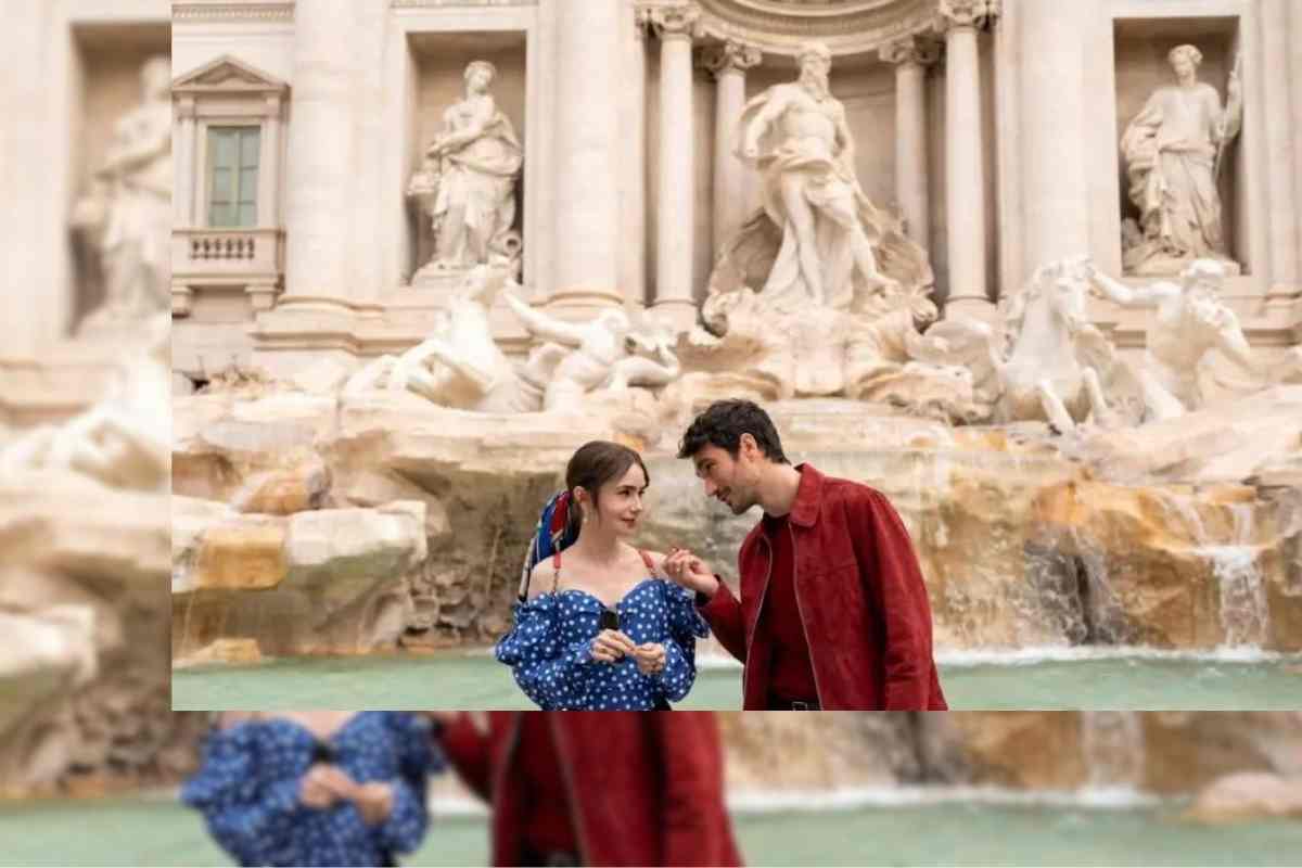 emily in paris fontana di trevi